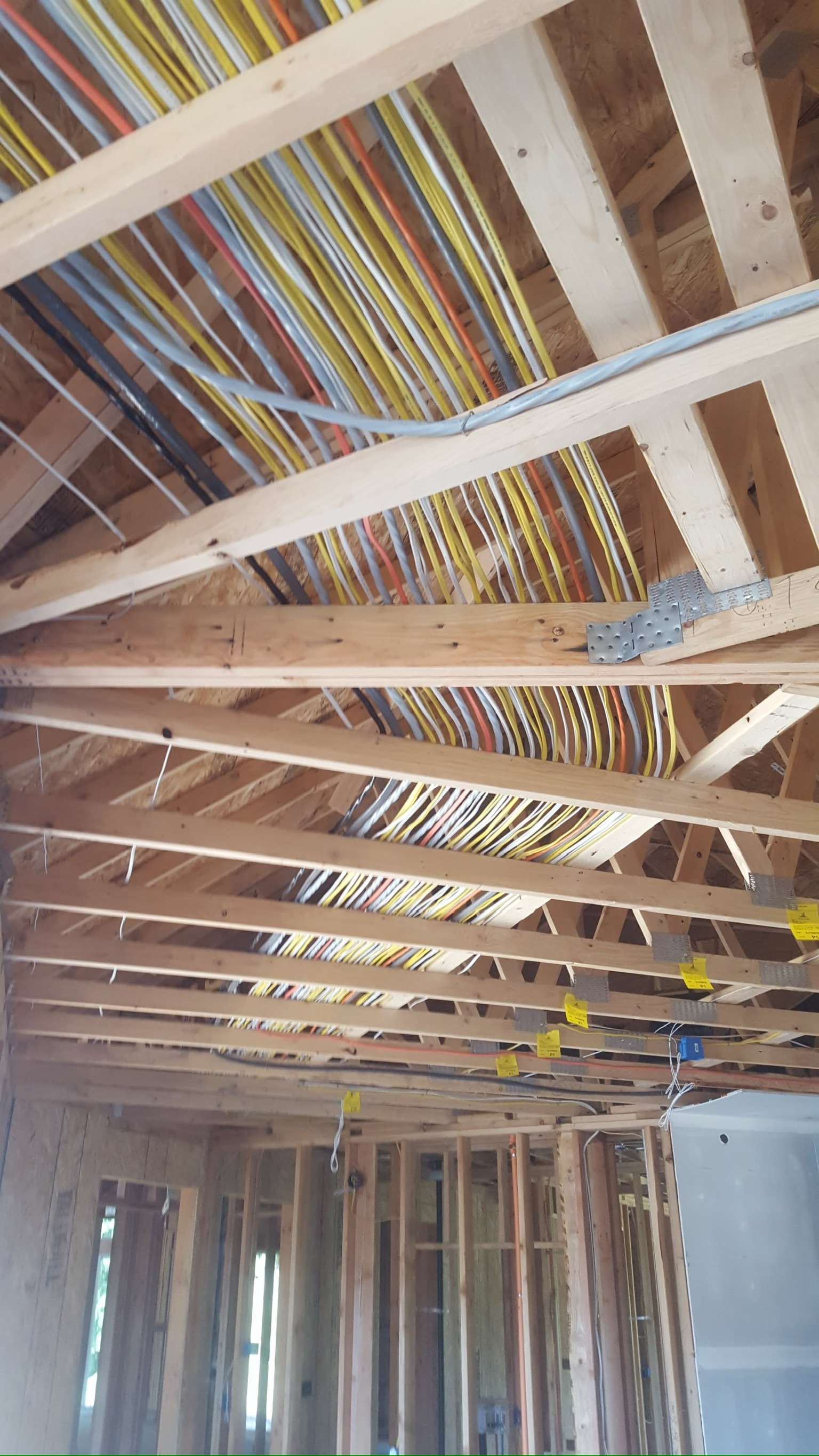 Residential new construction wiring by Elite Electric
