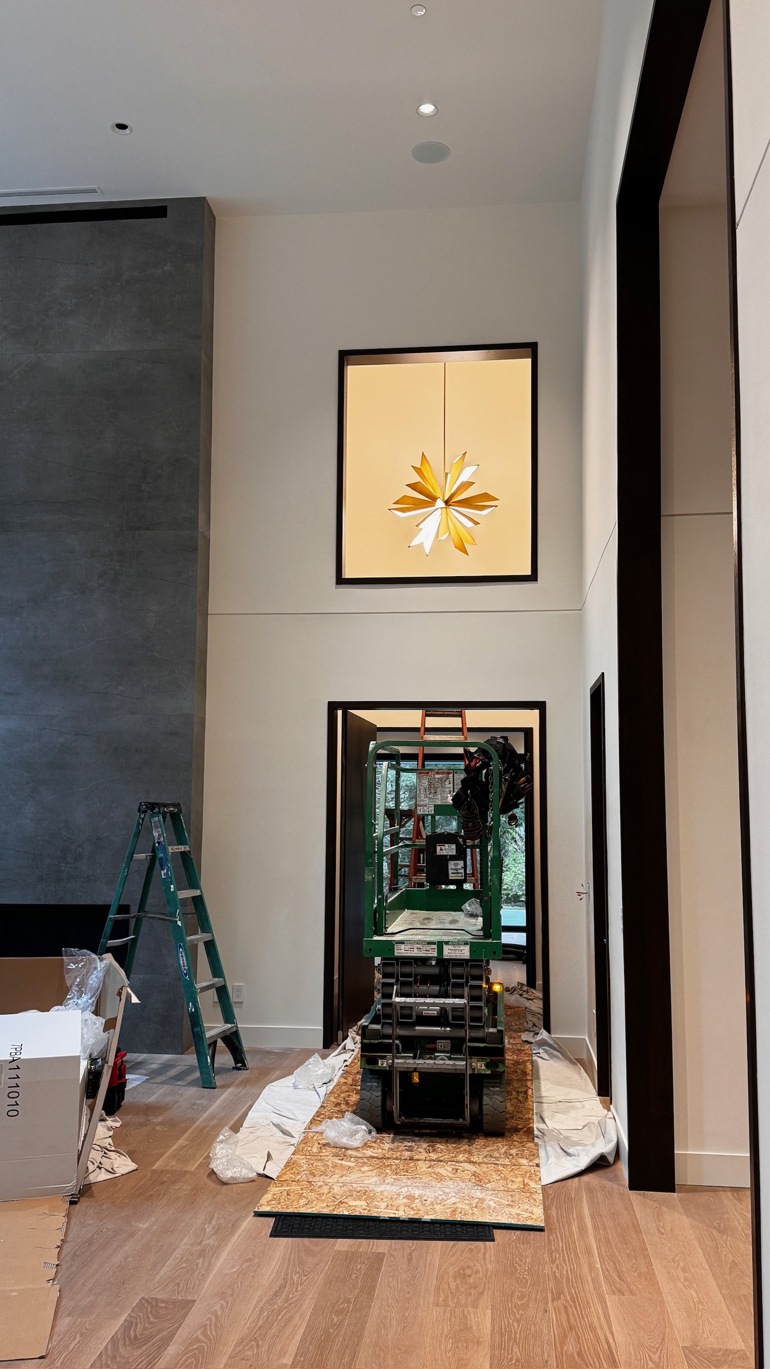Custom home lighting installation by Elite Electric