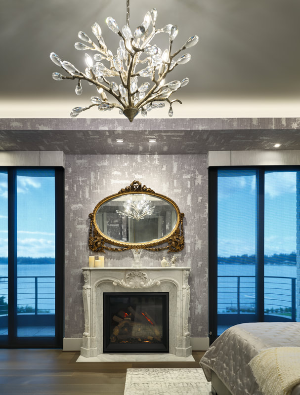 Custom home bedroom lighting installation by Elite Electric